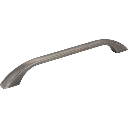 Jeffrey Alexander 192 mm Center-to-Center Brushed Pewter Square Sonoma Cabinet Pull 4192BNBDL